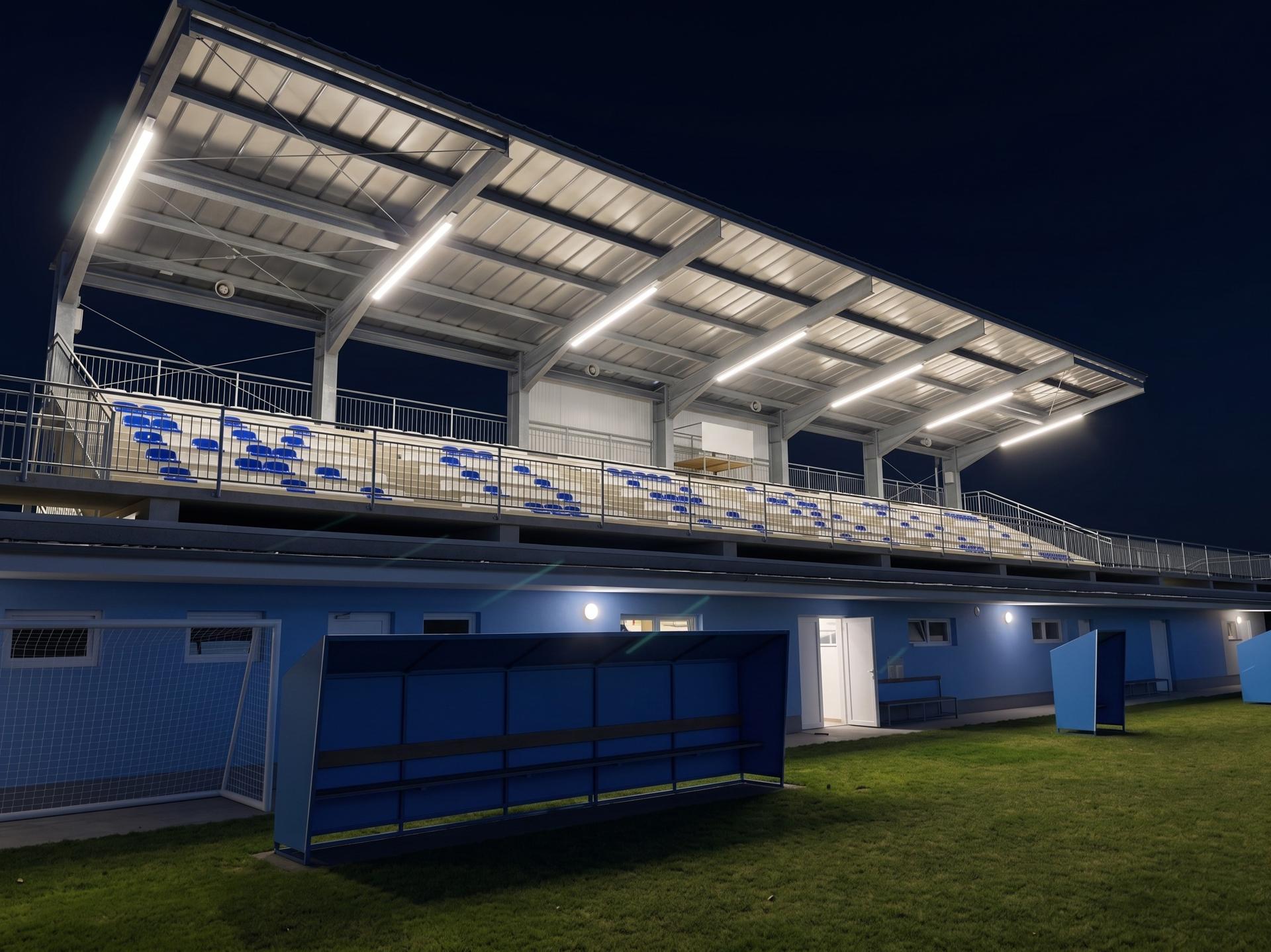 Tribuna in infrastruktura Nogometnega stadiona Ormož